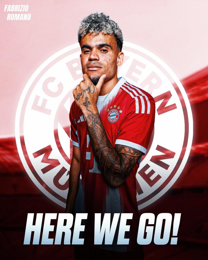 图片报：路易斯-迪亚斯最快周日完成拜仁首秀